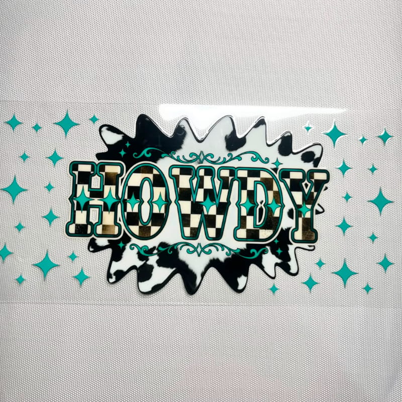 16oz UVDTF Cup Wraps, Howdy