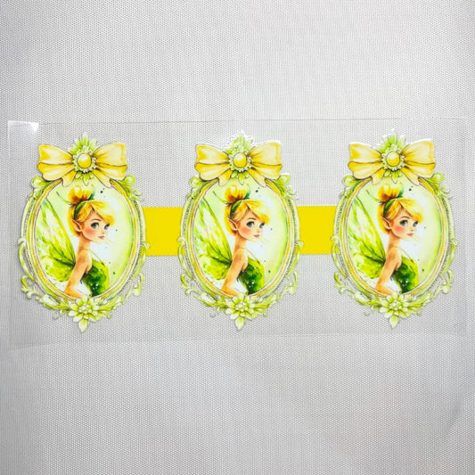 16oz UVDTF Cup Wraps,Cartoon Princess,Tinker Bell