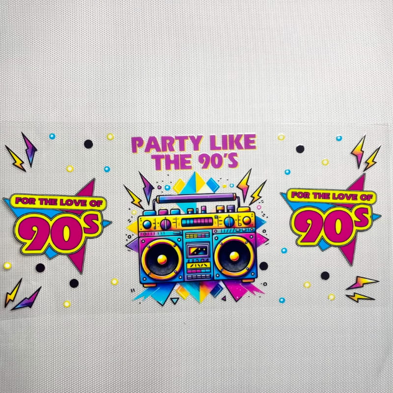 16oz UVDTF Cup Wraps,90‘s