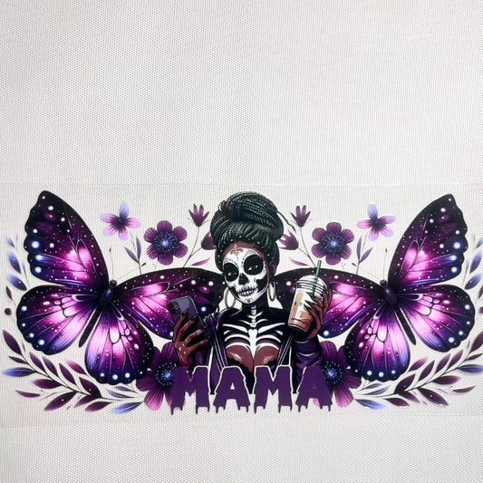 16oz UVDTF Cup Wraps, Mama & Mom & Mother ,Tattoo Girl