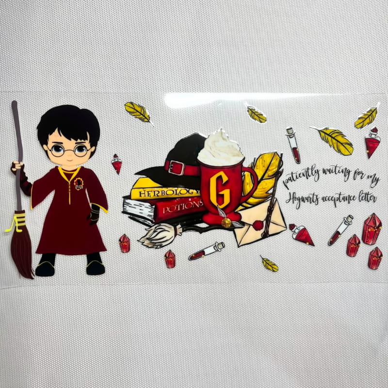 16oz UVDTF Cup Wraps,Cartoon , Harry Potter