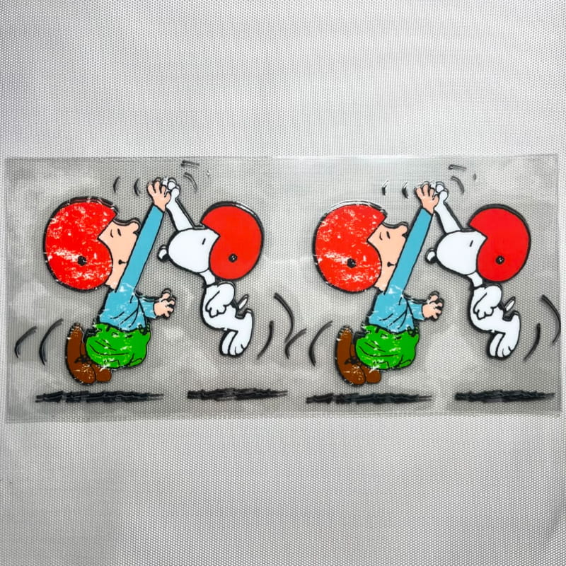 16oz UVDTF Cup Wraps,Cartoon ,Snoopy