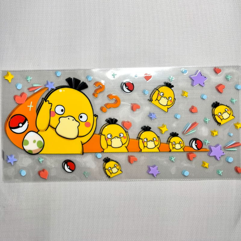 16oz UVDTF Cup Wraps, Pokemon,Japanese Anime