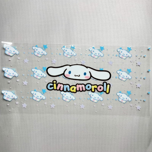 16oz UVDTF Cup Wraps, Cartoon Sanrio ,Cinnamoroll