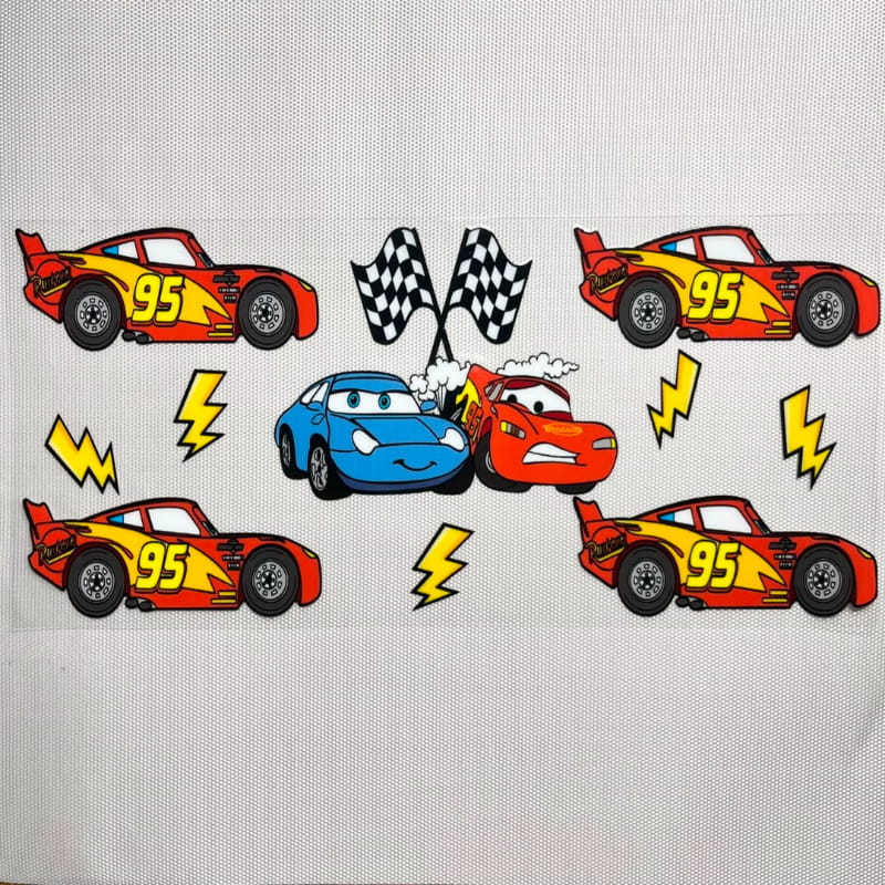 16oz UVDTF Cup Wraps, Cars, Cartoon