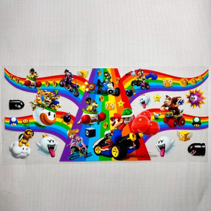 16oz UVDTF Cup Wraps,Cartoon,Super Mario