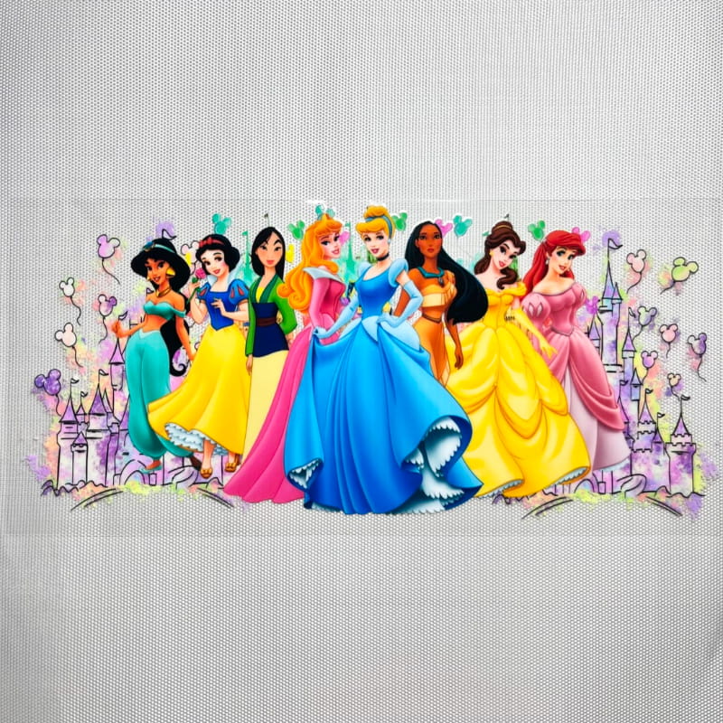 16oz UVDTF Cup Wraps,Cartoon Princess