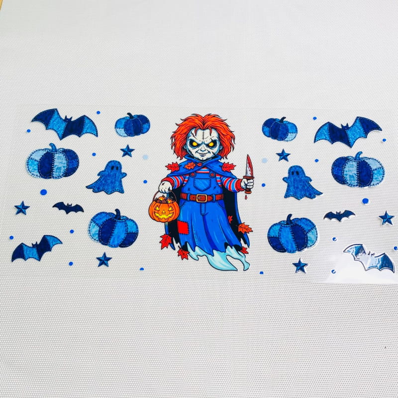 16oz UVDTF Cup Wraps,Halloween, Horroible, Spooky Vibes