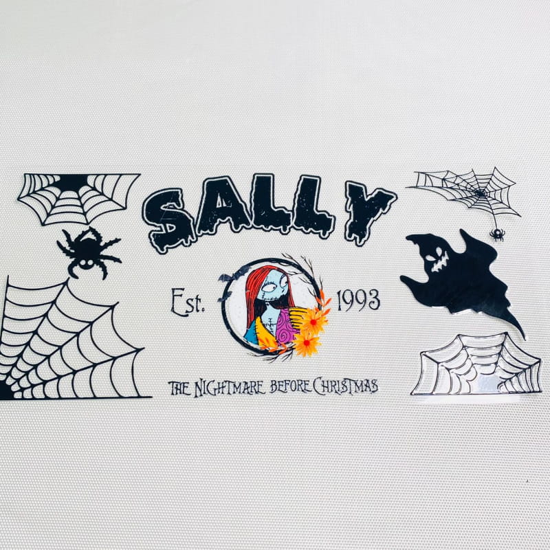 16oz UVDTF Cup Wraps, Halloween, Horroible, Jack And Sally