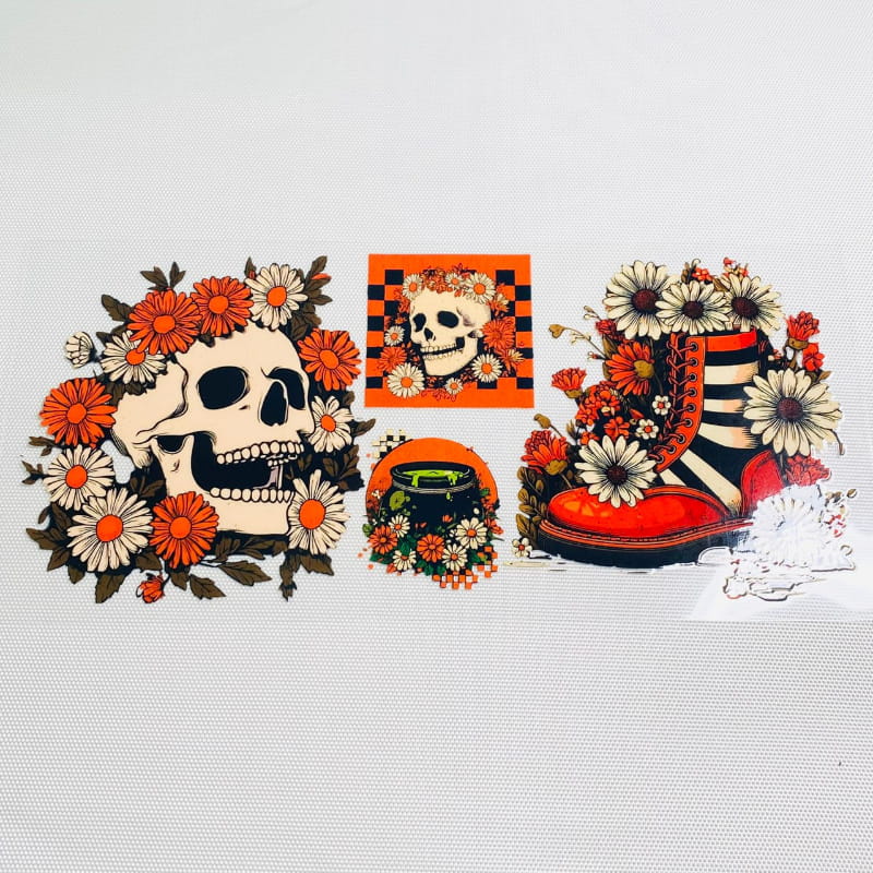 16oz UVDTF Cup Wraps,Halloween, Horroible, Spooky Vibes