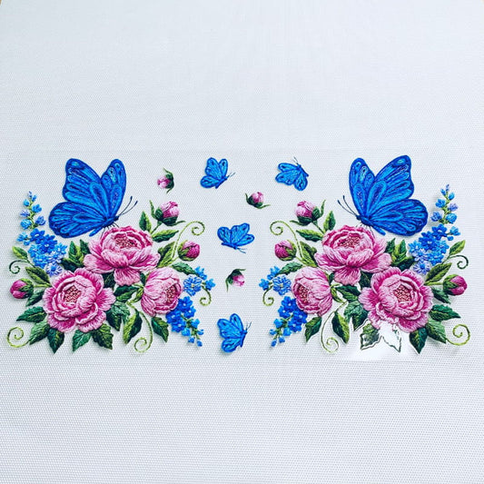 16oz UVDTF Cup Wraps, Butterfly ,Flower