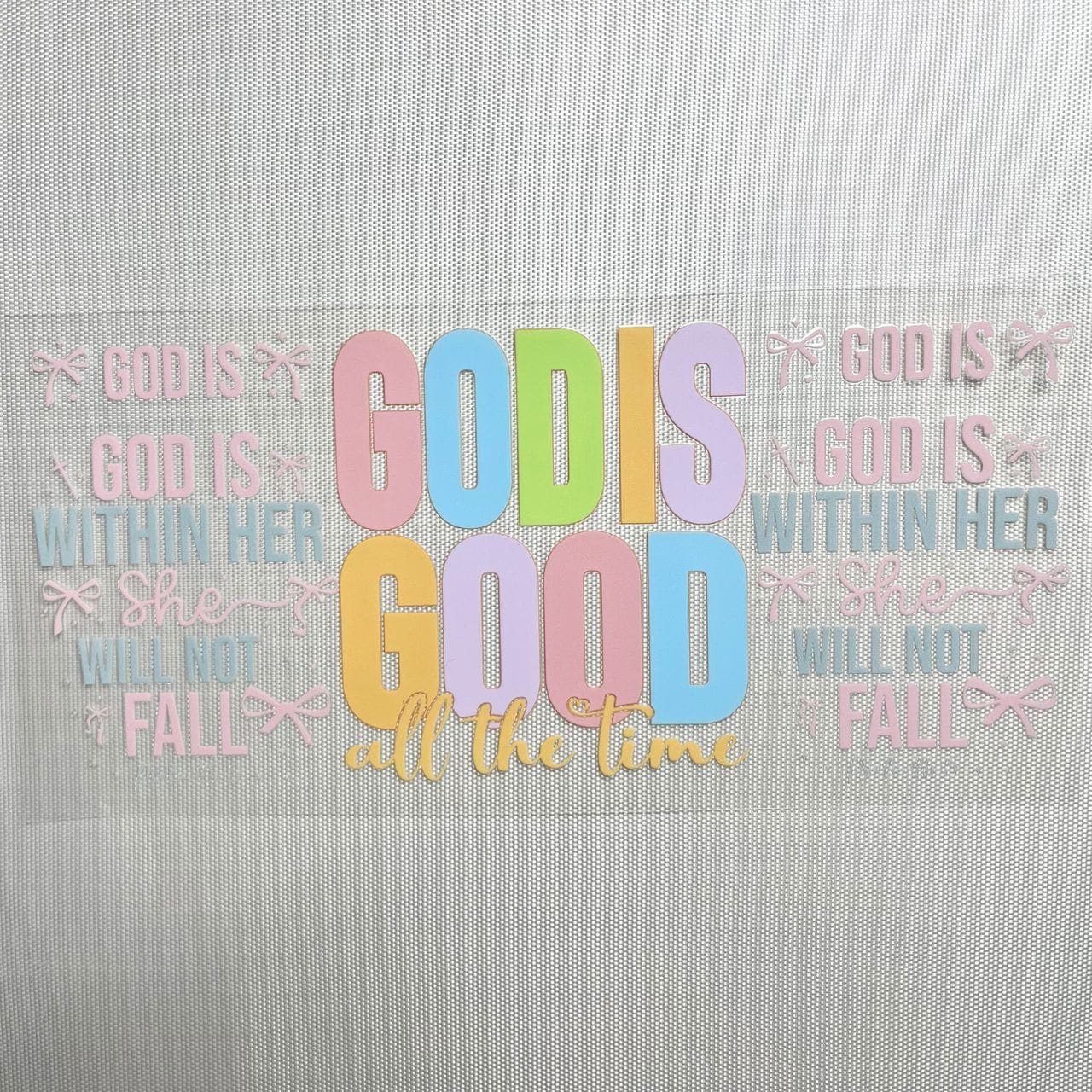 16oz UVDTF Cup Wraps, God is Good ,Religion & God & Jesus