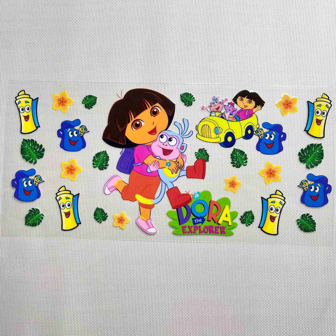 16oz UVDTF Cup Wraps,Cartoon ,Dora