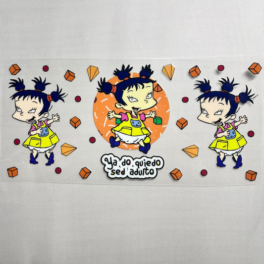 16oz UVDTF Cup Wraps, Cartoon , Rugrats