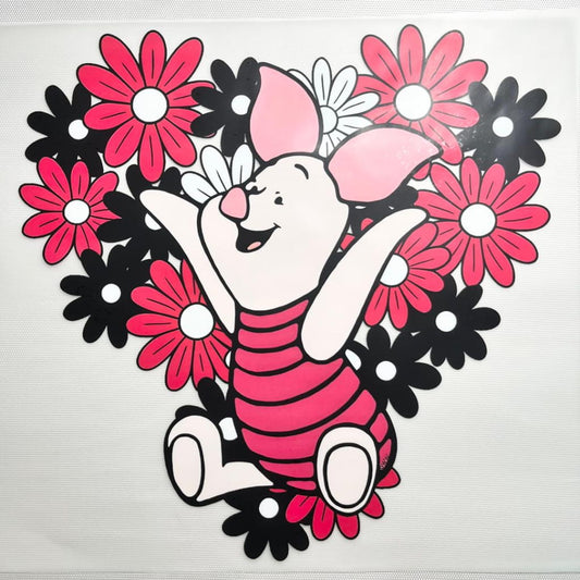 10inch Size DTF Heat Transfer ,Cartoon, Piglet