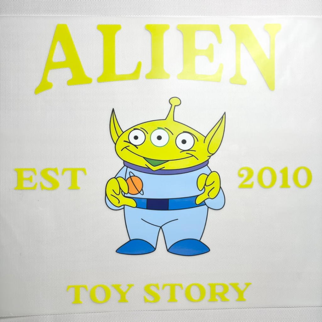 10inch Size DTF Heat Transfer ,Cartoon ,Toy Story ,Alien