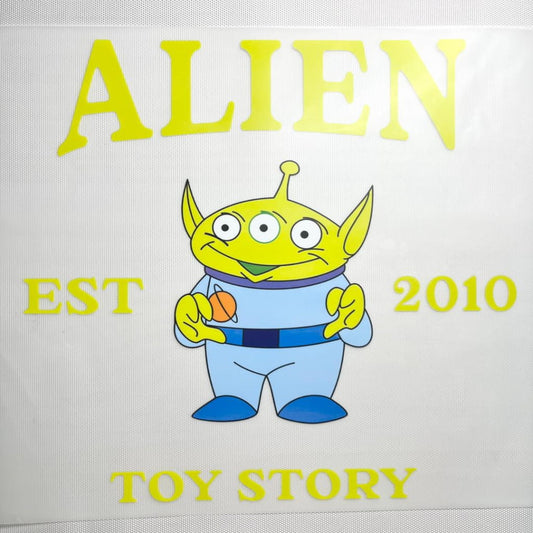 10inch Size DTF Heat Transfer ,Cartoon ,Toy Story ,Alien