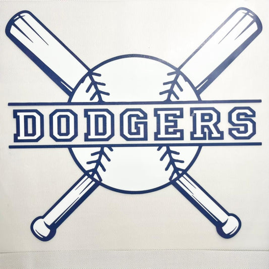 10inch Size DTF Heat Transfer ,Baseball ,LA Dogers
