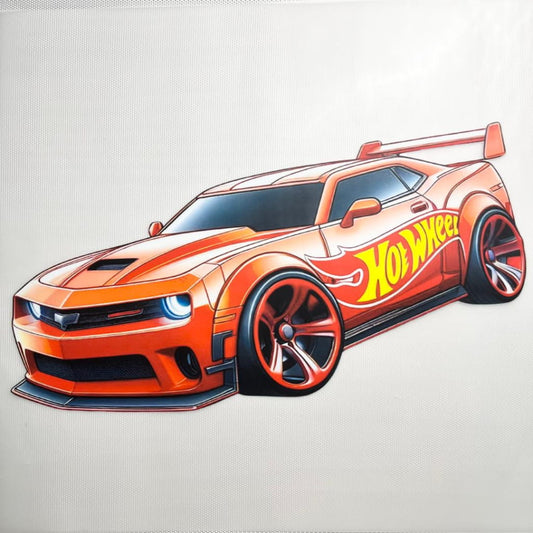 10inch Size DTF Heat Transfer ,Cartoon ,Hotwheels