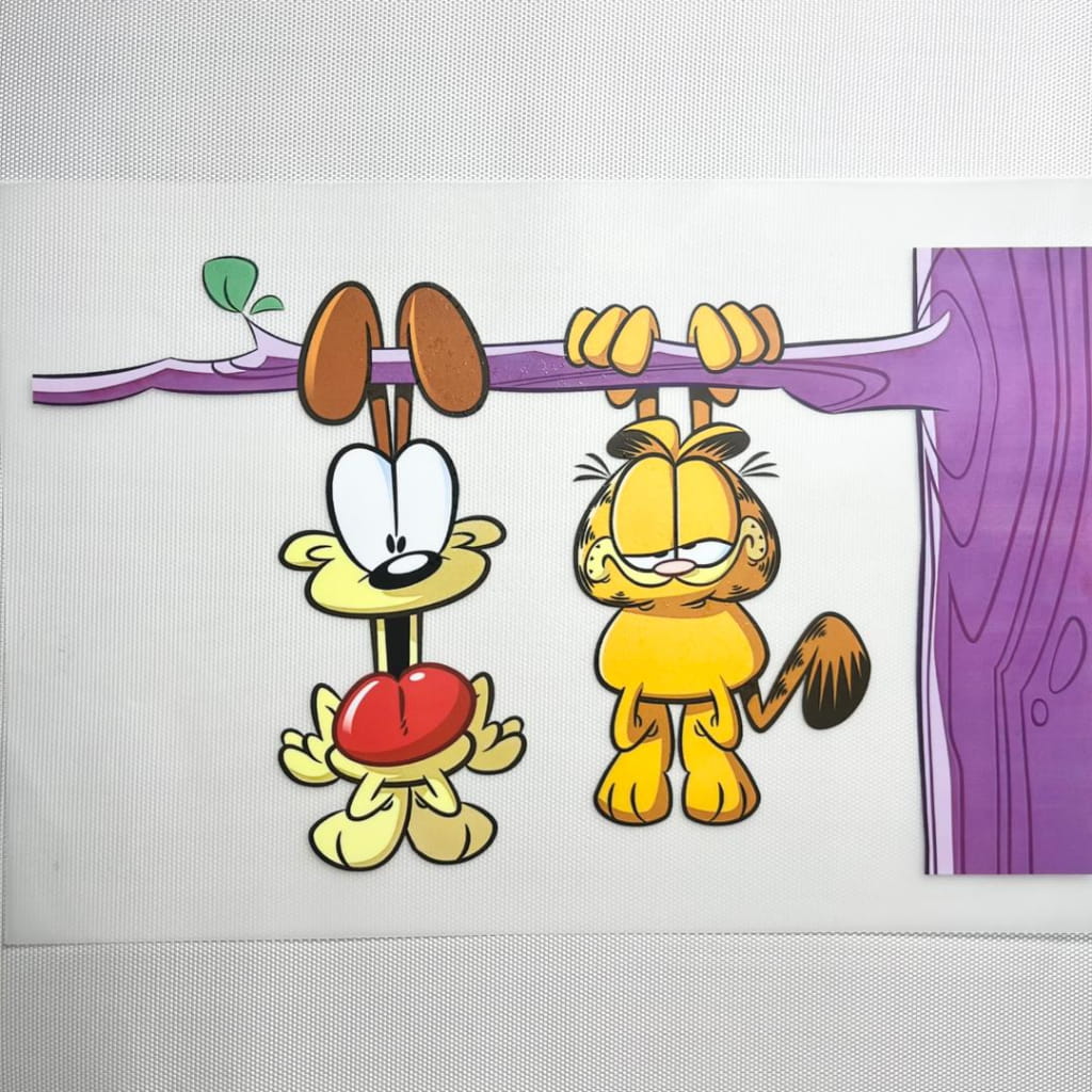 10inch Size DTF Heat Transfer ,Cartoon, Garfiled