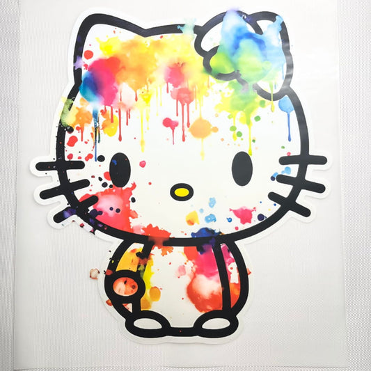 10inch Size DTF Heat Transfer ,Cartoon ,Hello Kiity