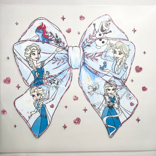 10inch Size DTF Heat Transfer ,Cartoon ,Princess Elsa