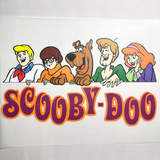 10inch Size DTF Heat Transfer ,Cartoon , Scooby Doo