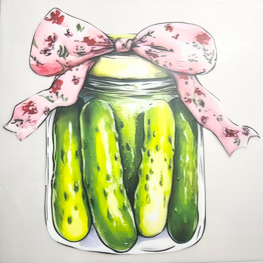 10inch Size DTF Heat Transfer , Pickle & Cucumber