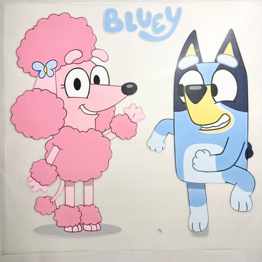 10inch Size DTF Heat Transfer , Cartoon ,Bluey