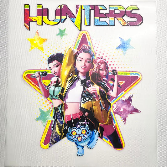 10inch Size DTF Heat Transfer , Kpop