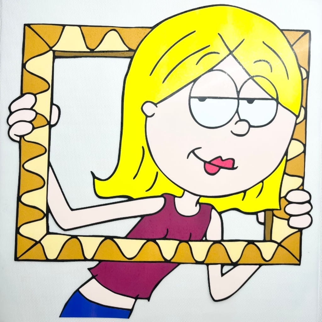 10inch Size DTF Heat Transfer ,Cartoon ,Lizzie