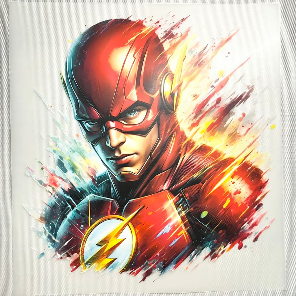 10inch Size DTF Heat Transfer ,Cartoon ,Hero , IronMan