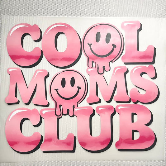 10inch Size DTF Heat Transfer ,Cool Moms Club , Mother & Mama