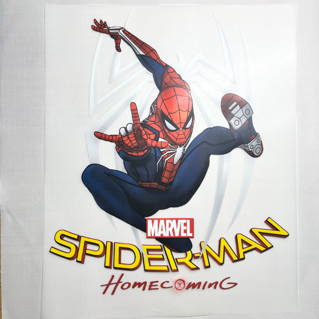 10inch Size DTF Heat Transfer ,Cartoon ,Hero ,Spiderman