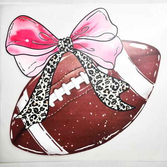 10inch Size DTF Heat Transfer ,Football ,Bow & Bowknot