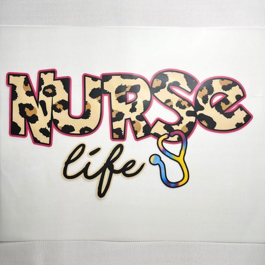 10inch Size DTF Heat Transfer ,Nurse