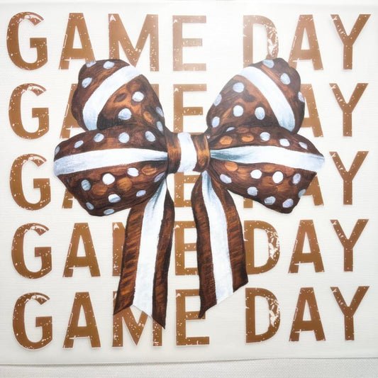10inch Size DTF Heat Transfer ,Football ,Game Day