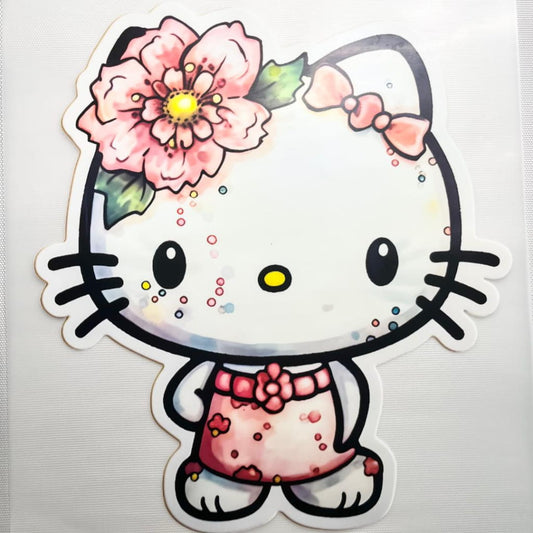 10inch Size DTF Heat Transfer ,Cartoon ,Hello Kiity