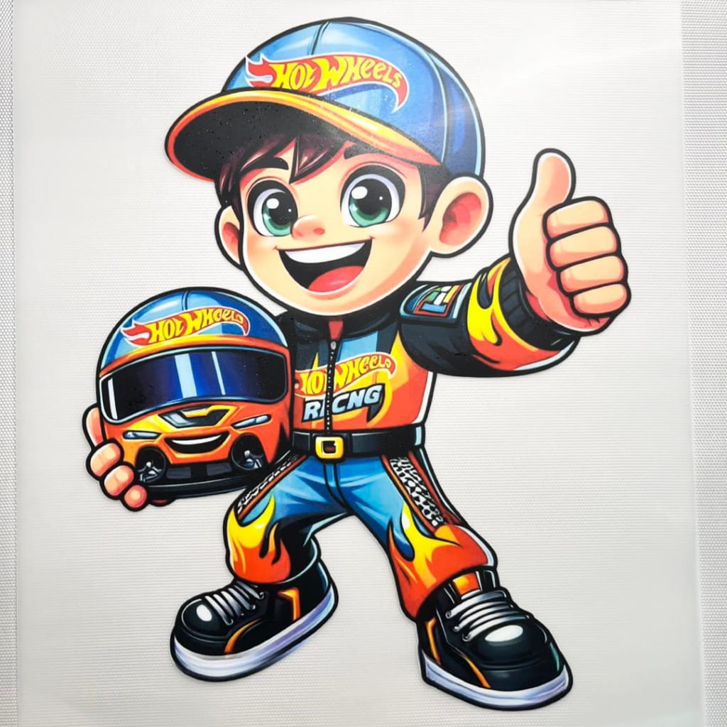 10inch Size DTF Heat Transfer ,Cartoon ,Cars, Hot Wheels