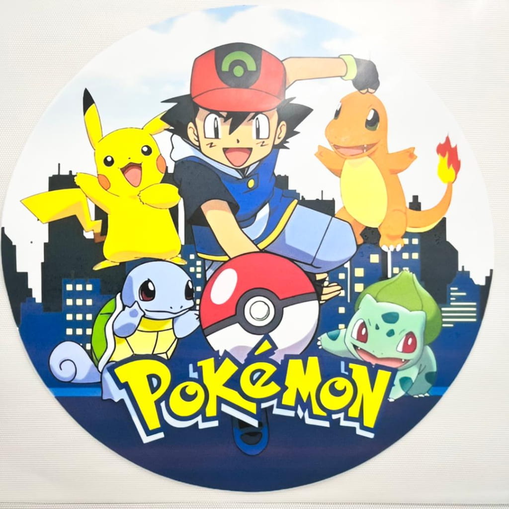 10inch Size DTF Heat Transfer ,Japanese Anime, Pokemon