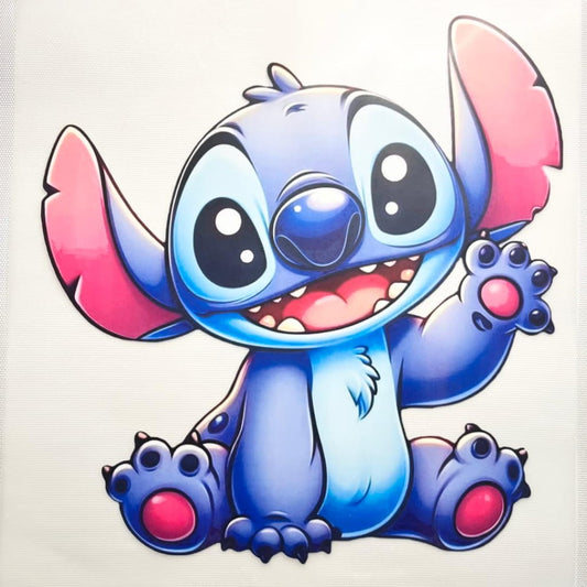 10inch Size DTF Heat Transfer ,Cartoon ,Stitch