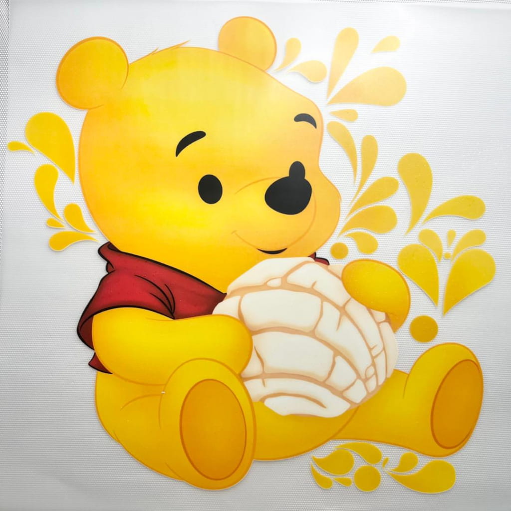 10inch Size DTF Heat Transfer ,Cartoon , Winnie Pooh