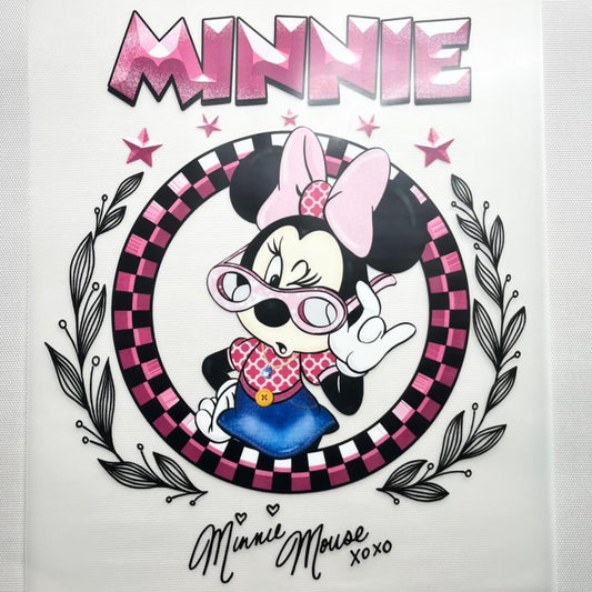 10inch Size DTF Heat Transfer ,Cartoon ,Minnie