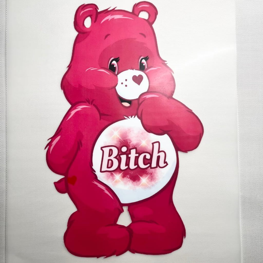 10inch Size DTF Heat Transfer ,Cartoon ,Swear Bears