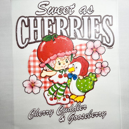 10inch Size DTF Heat Transfer ,Cartoon ,Strawberry Shortcake