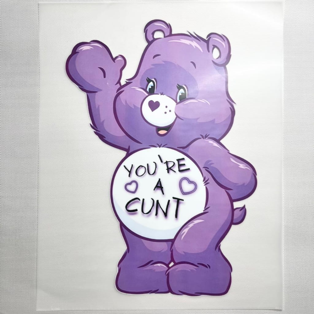 10inch Size DTF Heat Transfer ,Cartoon ,Swear Bears