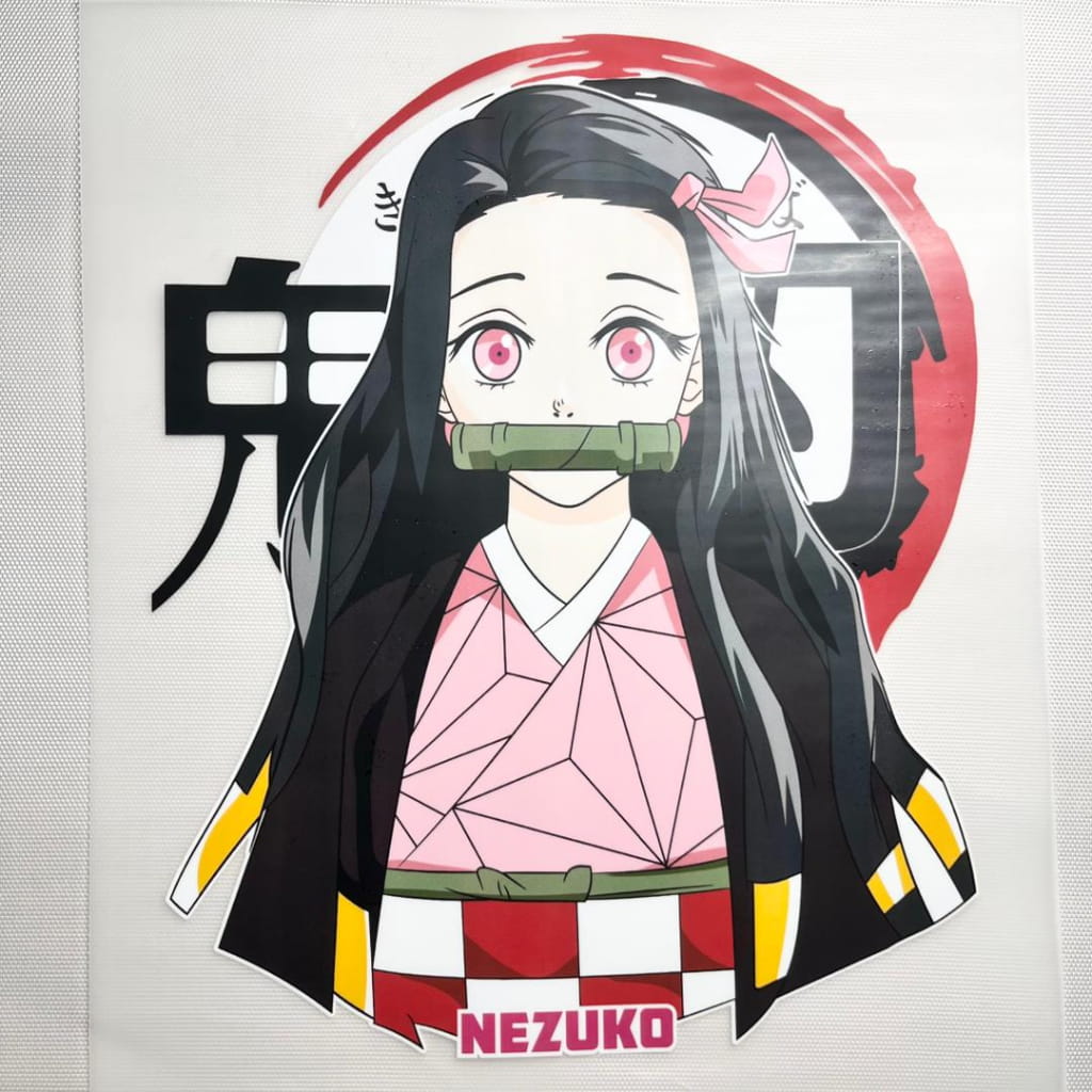 10inch Size DTF Heat Transfer ,Japanese Anime, Demon Slayer