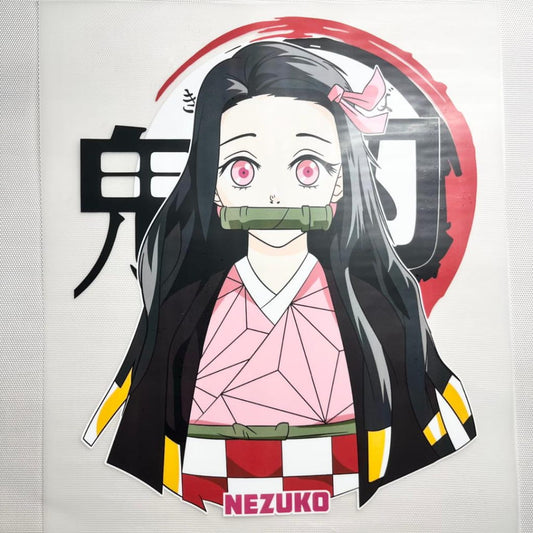 10inch Size DTF Heat Transfer ,Japanese Anime, Demon Slayer