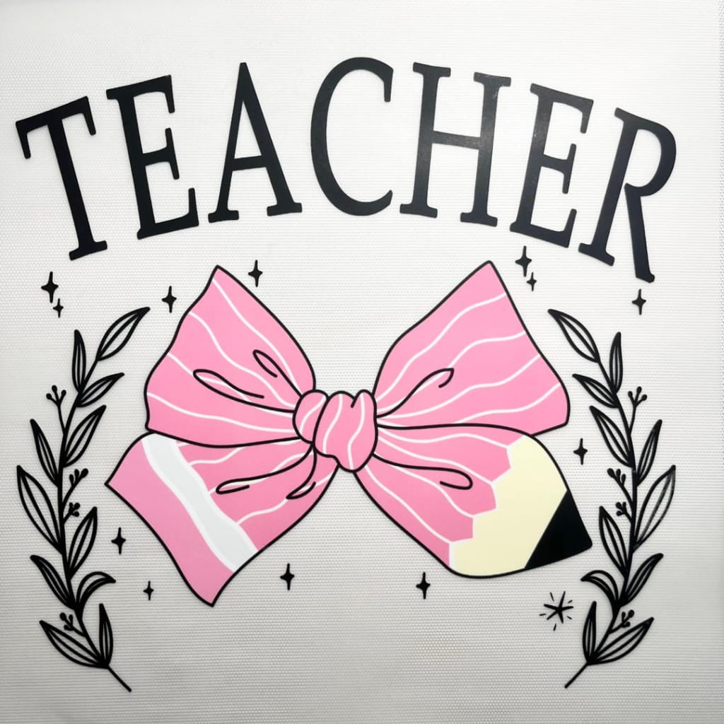 10inch Size DTF Heat Transfer ,Teacher