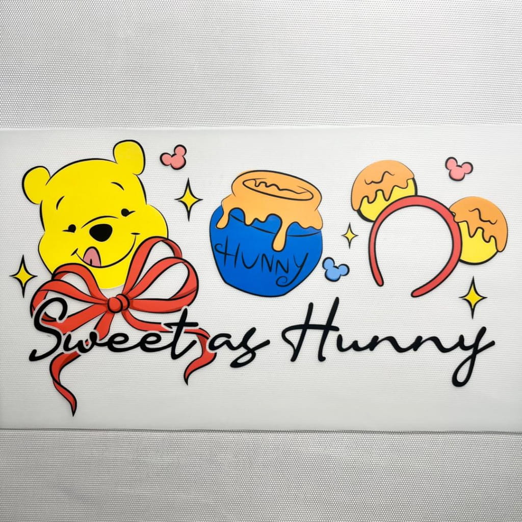 10inch Size DTF Heat Transfer ,Cartoon , Winnie Pooh